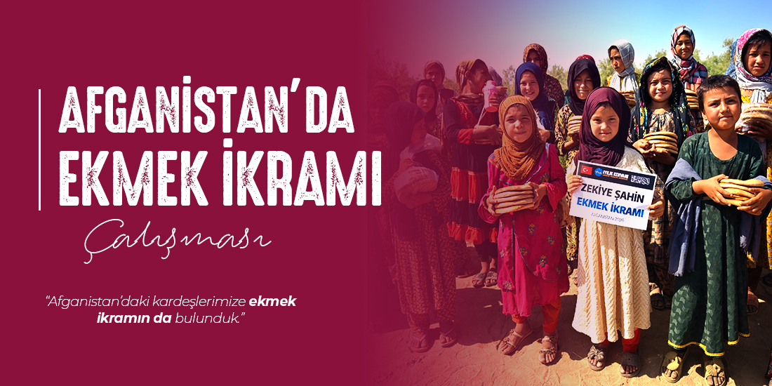 AFGANİSTAN'DA EKMEK İKRAMI